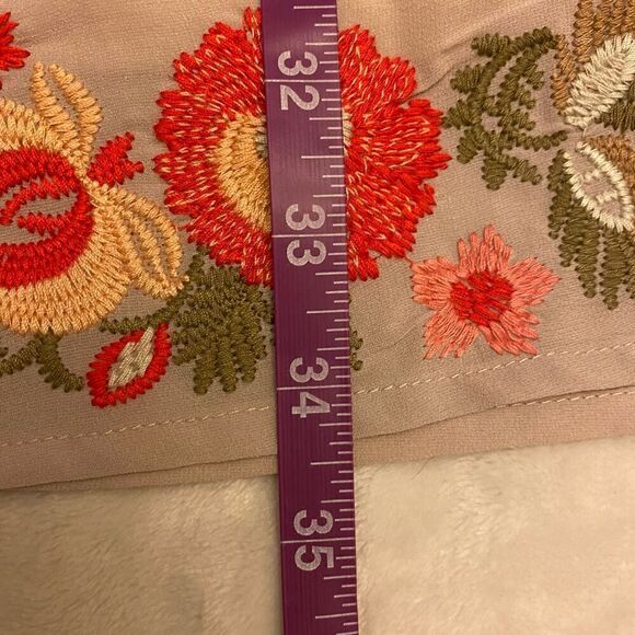 Andree by Unit Boho Inspired A-line Sleeveless Embroidered Dress Size Small - Picture 12 of 12